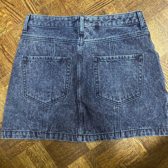 A&F New jean mini skirt (black/grey) - Picture 2 of 4